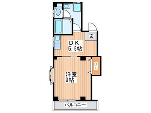 ヴェルドミ－ルの物件間取画像